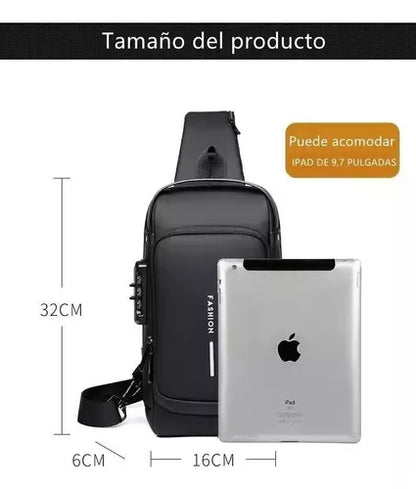 Bolso Antirrobo Deportivo Con Carga Usb